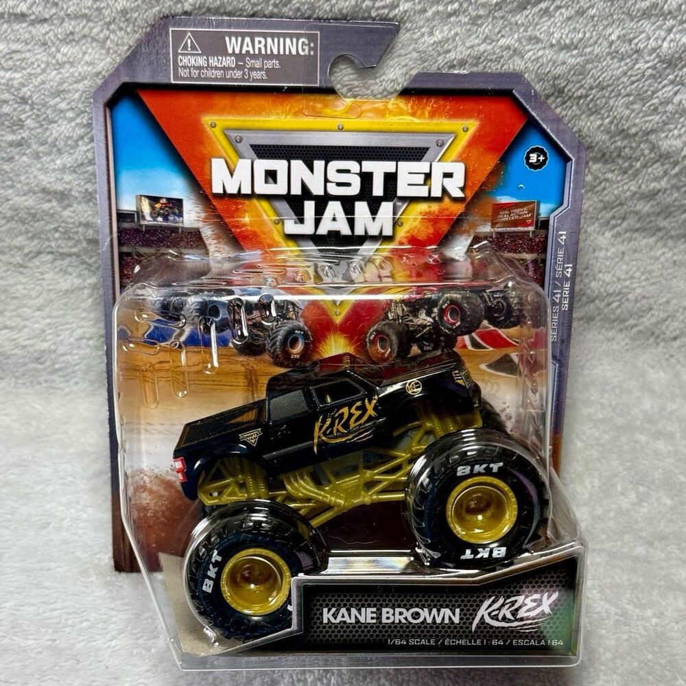 . Monster Jam Kane Brown K-Rex 1:64 Diecast Monster Truck Series 41 New